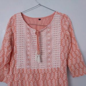 Chikankari frock