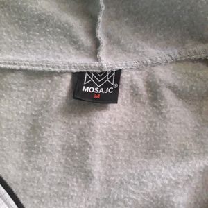 Grey Zipper Hoodie