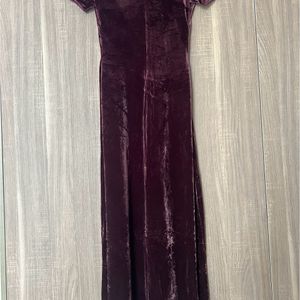 Velvet Gown Dress