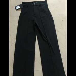 Straight Fit High Waist Pants