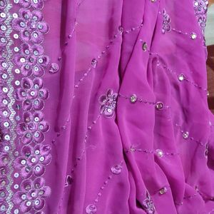 Besutiful Pink Saree