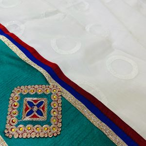 PURE COTTON WITH BRODE BORDER SAREE