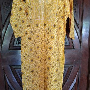 New Yellow Colour Kurta