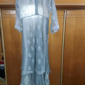 CHIKANKARI GOWN