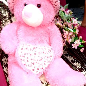 Like New Teddy 🧸 Pink Colour