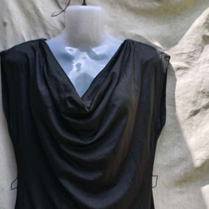 SEXIEST BLACK COWL NECK BODYCON