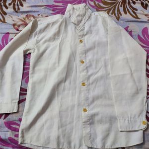 Cream White Off Color Shirt