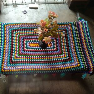 Multicolor Tea Table Cover