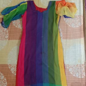 Multi Colour Suit For Girls