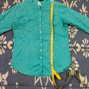 Cotton Green Shirt