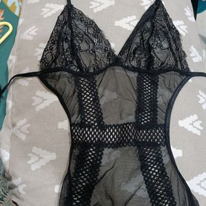 Sexy Erotic Lace Style Net Nighty