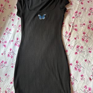 Black Bodycon Dress From Urbanic
