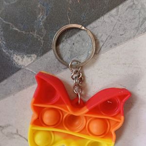 Pack Of 6 Pop It Keychains