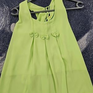 Pastle Green Top For Women (Small)