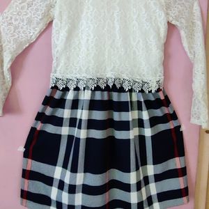 School Girl Style Party Dress