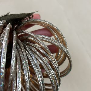 Set Of Silver Bangles