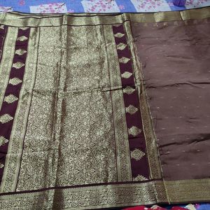 Brown Saree