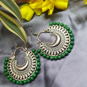 Green Jhumka