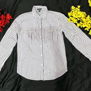 Ralph Lauren Green Label Blue White Shirt