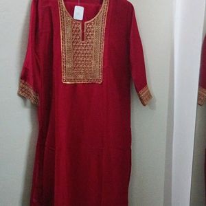 PARTY WEAR KURTI WITH PANT AND DUPPTTA