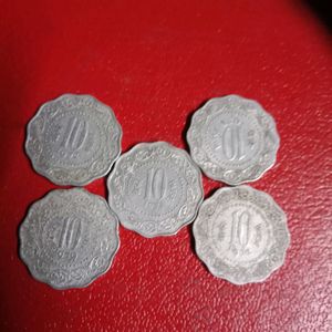 🔥10 Paisa Coin Lot 5 Coi