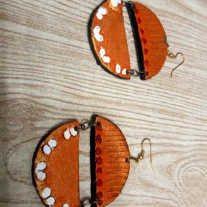 Terracpta Earrings Double Layer