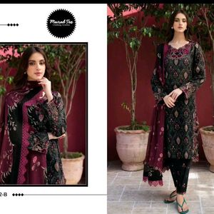 Pakistani Unstitched Cotton Suits