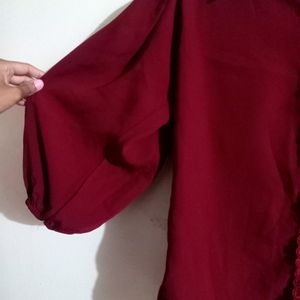 Maroon Top For Women