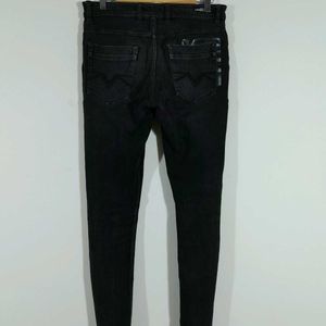 Charcoal Black Jeans For Men's