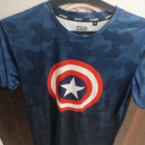 Souled Store Captain America Tshirt M Siz For men