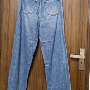 Wide Leg Denim Jeans