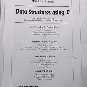 Data Structure Using C Book