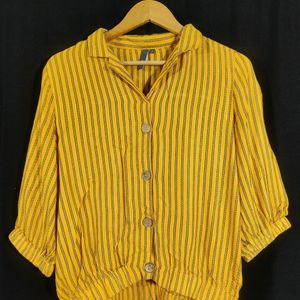 Yellow Striped Top (Women)