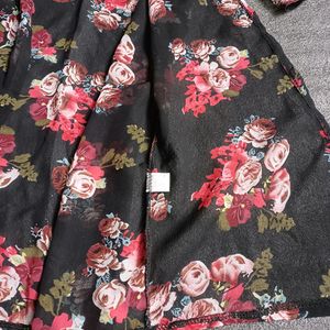 Rose Print Shrug