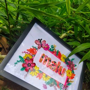 Quilling Art Name