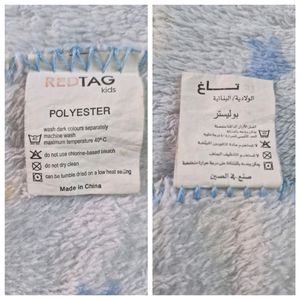 Set Of 2 Blue Baby Blankets