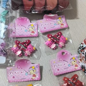 Combo of 2 clutures , lipstic, babyclips, earrings