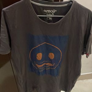 Grey Emoji Tee