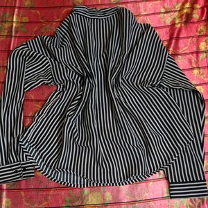 Black & White Striped Shirt (Women)