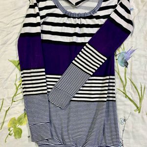 Stripped Winter Sweatshirt