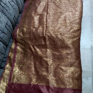 Vintage Silk Saree Some Stain