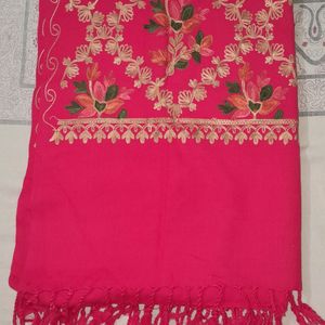 Kashmiri Aari Embroidered Wool Stole