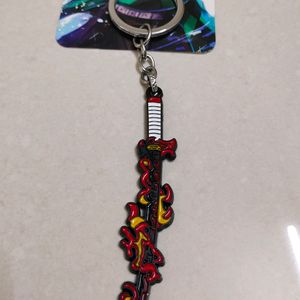 Demon Slayer Metal Sword Keychain