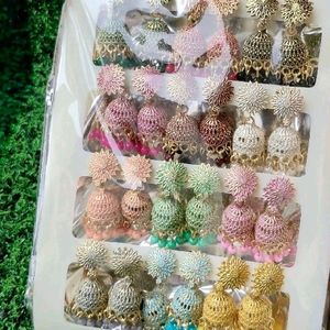 12 Pairs Of Jhumka