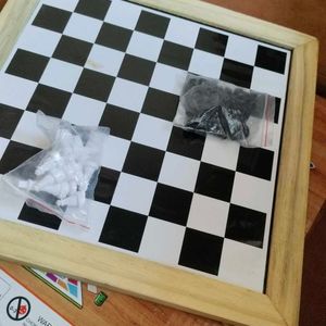 A Chess Board And Chinese Checker