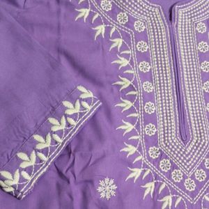 New/Unused Embroidered Kurta Full Set