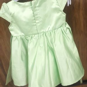 A Cute Baby Frock With Cotton Lining