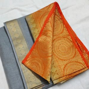 Banarasi Cotton Silk Saree