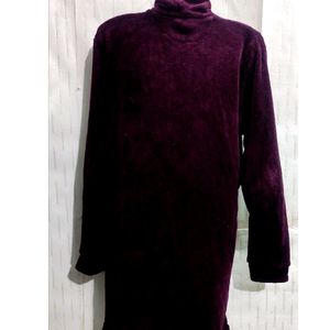 XL Size Long Zipper Sweater For Women