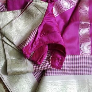 Exclusive Pink Color Silk Saree